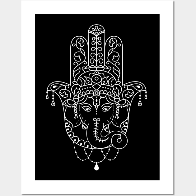 Ganesh Hamsa Wall Art by FK-UK